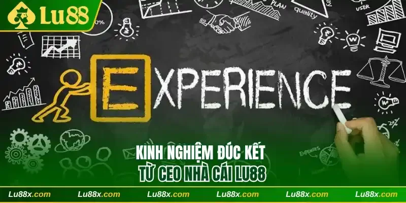 Kinh nghiệm đúc kết từ CEO nhà cái Lu88